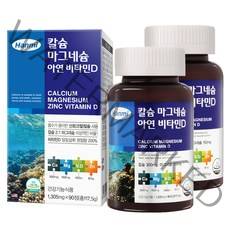 한미약품 칼슘 마그네슘 아연 비타민D, 90정, 2개