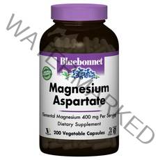 블루보넷 마그네슘 아스퍼테이트 400mg 베지터블 캡슐 글루텐 프리 무설탕, 200개입, 1개