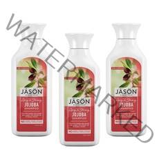 제이슨네츄럴 퓨어 네추럴 샴푸 롱 & 스트롱 호호바, 473ml, 3개
