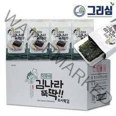 그리심-덕후네 김나라뚝딱 도시락김 5gX72봉-재래김, 72개, 5g