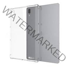 세상의모든제품 레노버 P11프로 투명 TPU 에어 범퍼 케이스, 투명범퍼케이스(액정강화유리포함)