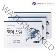 에스더포뮬러 여에스더 관절 건강 조인트케어 엠에스엠 연골 기능성 원료 MSM 식이유황, 60정, 3개