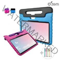 (SM)오젬 갤럭시탭S6 라이트 P610 P615 어린이안전 투톤 에바폼 케이스, 없음, 탭S6 라이트 에바폼+터치펜+투톤(블루+블랙)