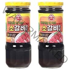 오뚜기 소갈비양념, 480g, 2개
