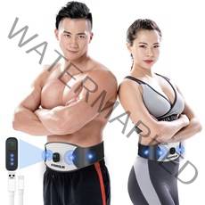 EMS저주파 복근운동기구 뱃살다이어트 홈트레이닝 트레이닝 저주파운동기구 뱃살운동기구 허리마사지기 리모컨추가 기본모델 허리벨트1개 고급모델 허리1개와 팔2개 풀세트, 허리마사지기1개