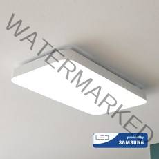 LED 시스템 심플 거실등(직사각) 삼성칩 50W_천장등 플리커프리, 화이트