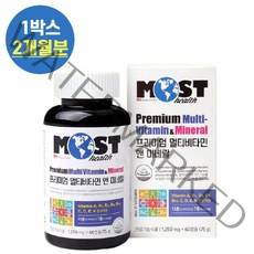 60대 70대 실버 어르신 여성 남성 프리미엄 멀티비타민 앤 미네랄 천연 종합 비타민 영양제, 60캡슐, 1개