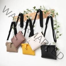 [] 투 포켓 핸드폰 카드 미니 크로스백