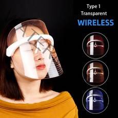 led마스크 3 색 광자 광선 치료 페이셜 마스크 무선 사용 라이트닝 멜라닌 화이트닝, 협력사, 무선 전화