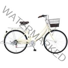 2022 삼천리자전거 하운드 시애틀라인 24인치 클래식 자전거 짐판 바구니 포함 150cm부터, 미조립박스, 아이보리