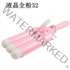 LCD 온도 조절 3단 물결 고데기 웨이브 롤 고데기 히피펌, N.LCD 액정 32mm, 3단 고데기