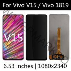 Vivo V15 LCD 디스플레이 터치 스크린 어셈블리 VIVO 1819 LCD 교체용, Black