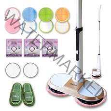 다온 NEW 파워풀 V360 무선 물걸레청소기+걸레 8장+청소포 60매+부착패드 2장+극세사 청소 슬리퍼 1셋트 무선청소기