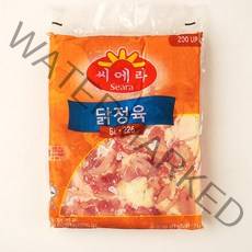 우리축산 수입 브라질 닭다리살 뼈없는 닭 정육 순살 2kg