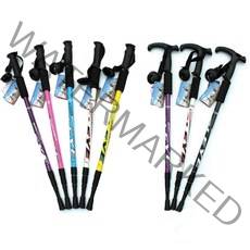 초경량 등산스틱 듀랄루민 I자형 T자형 등산지팡이, 등산스틱 티자형(1P) 화이트