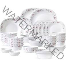보르미올리 바칠레 로즈가든 10인 디너 홈 식기세트 44p, 화이트, 9종