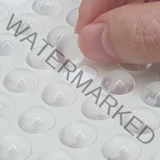 실리콘 유리 미끄럼 방지 범폰 스티커 고무발 반원형 가구 서랍 문 키보드 싱크대 소음 방지 패드 충격 흡수 다리 보호 바닥 논슬립 완충 고무 발 받침