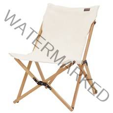 로티캠프 캔버스 우드체어, 아이보리, 1개