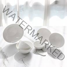 쓰임 라피네 1인 혼밥세트 6p, 공기 + 대접 + 소스볼 + 찬기(소) 2p + 찬기(대)