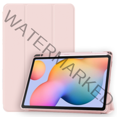 GSB 갤럭시탭 S6라이트 S6lite S펜 수납 스마트 파스텔 케이스, 베이비 핑크
