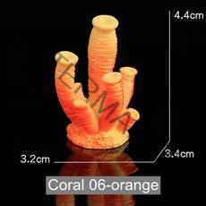 인공 다채로운 수지 수족관 산호초 장식 물고기 탱크 산호 돌 풍경 장식 수족관 액세서리, s, 06