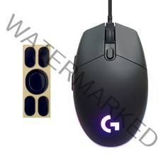 로지텍 G102 2세대 LIGHTSYNC 게이밍 유선 마우스 MU0054 + 마우스 피트, 블랙(마우스)