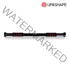 [태움스포츠]Up&Shape Door Bar 나사형 문틀철봉 블랙/레드 가정용 턱걸이