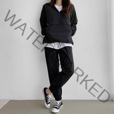 잇진 여성용 바스락 바람막이 아노락 조거 트레이닝 세트