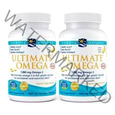 노르딕내츄럴스 얼티미트 오메가 3 1280mg 레몬 소프트젤, 180개입, 2개
