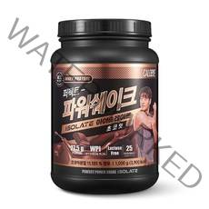 칼로바이 퍼펙트 파워쉐이크 아이솔레이트 유청 단백질 WPI 보충제 프로틴 파우더 초코맛, 1000g, 1개