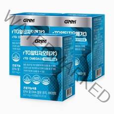 GNM자연의품격 rTG알티지 오메가3, 837mg, 180캡슐