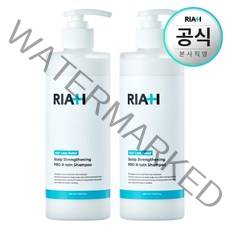 라이아 탈모증상완화 두피코어강화 프로알테인 단백질 샴푸 400ml 2개