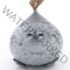 대형 하프 물범 플러피 인형 물개 소파쿠션 베개 선물, 점박이 물범 80cm