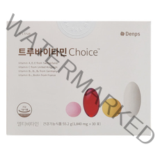 덴프스 멀티비타민 트루바이타민 choice 초이스 다니엘헤니 비타민 1 840 mg X 30포, 4박스