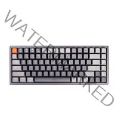 키크론 K2 기계식 키보드 84키 텐키리스 RGB 적축, 알루미늄 다크그레이, K2 84 RGB LED