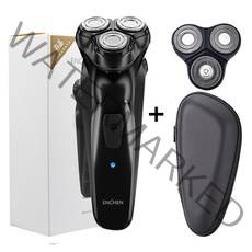 샤오미 클리퍼 Enchen 전기 면도기 남성용 수염 트리머 휴대용 Type-C USB 충전식 3 블레이드 수염 절단기, 협동사, 1-가방 추가