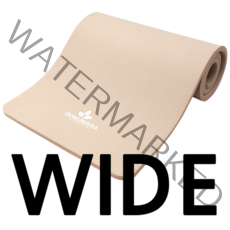 고무나라 와이드 NBR요가매트 20MM 두꺼운 운동 필라테스 홈트 두꺼운 빅사이즈매트 홈트레이닝, 크림베이지