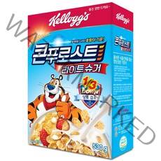 켈로그 콘푸로스트 라이트슈거 시리얼, 530g, 1개입