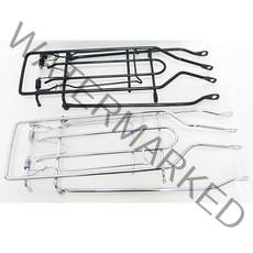 강철크롬 짐받이 26인치 일반용 / 자전거짐받이 뒷짐받이 캐리어 여성용자전거가능, 블랙