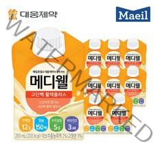 메디웰 고단백 활력플러스 200ML 8팩/체험팩/부모님단백질/시니어단백질, 8팩