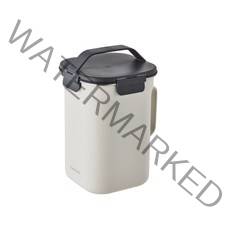 락앤락 스텐 음식물 쓰레기통 2.5L, 화이트(LDB503WHT)