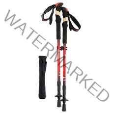 마운틴이큅먼트 이글 3단 스틱 2p + 스틱케이스, 레드