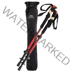 마운틴이큅먼트 트레커 3단 스틱 2p + 스틱케이스, 레드