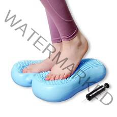 맥슬리 말랑이 스텝퍼 에어쿠션 계단오르기 다이어트 유산소 운동기구, 블루