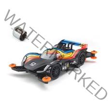 타미야 로보레이스 데브봇 2.0 MA 1:32 미니 사구 PRO 시지르 No56 미니카 18656, 블랙 + 형광오렌지, 1개