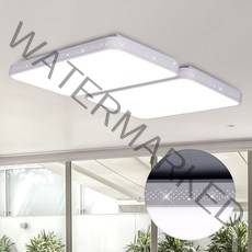 플랜룩스 이븐 슬림 LED 거실등 100W, 백색