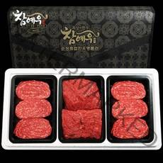 [순정축협한우명품관] 참예우 한우 정육세트 설 추석 명절 선물세트(국거리500g +불고기1kg)