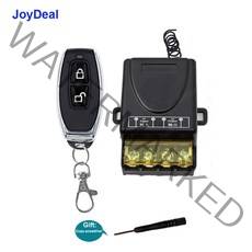 스마트스위치 Joydeal 433mhz 무선 rf 원격 제어 220v ac 30a 릴레이 고전력 부하 수신기 온오프 송신기 워터 펌프, 1 RC 및 1 수신기
