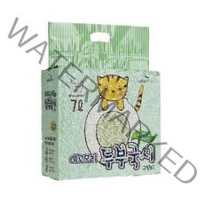 네꼬모리 두부국시 그린티 고양이 모래 녹차향, 7L, 4개