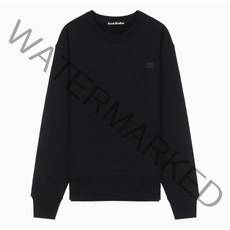 아크네 (당일) 21FW 스튜디오 페이스 로고 블랙 맨투맨 CI0076 BLACK
